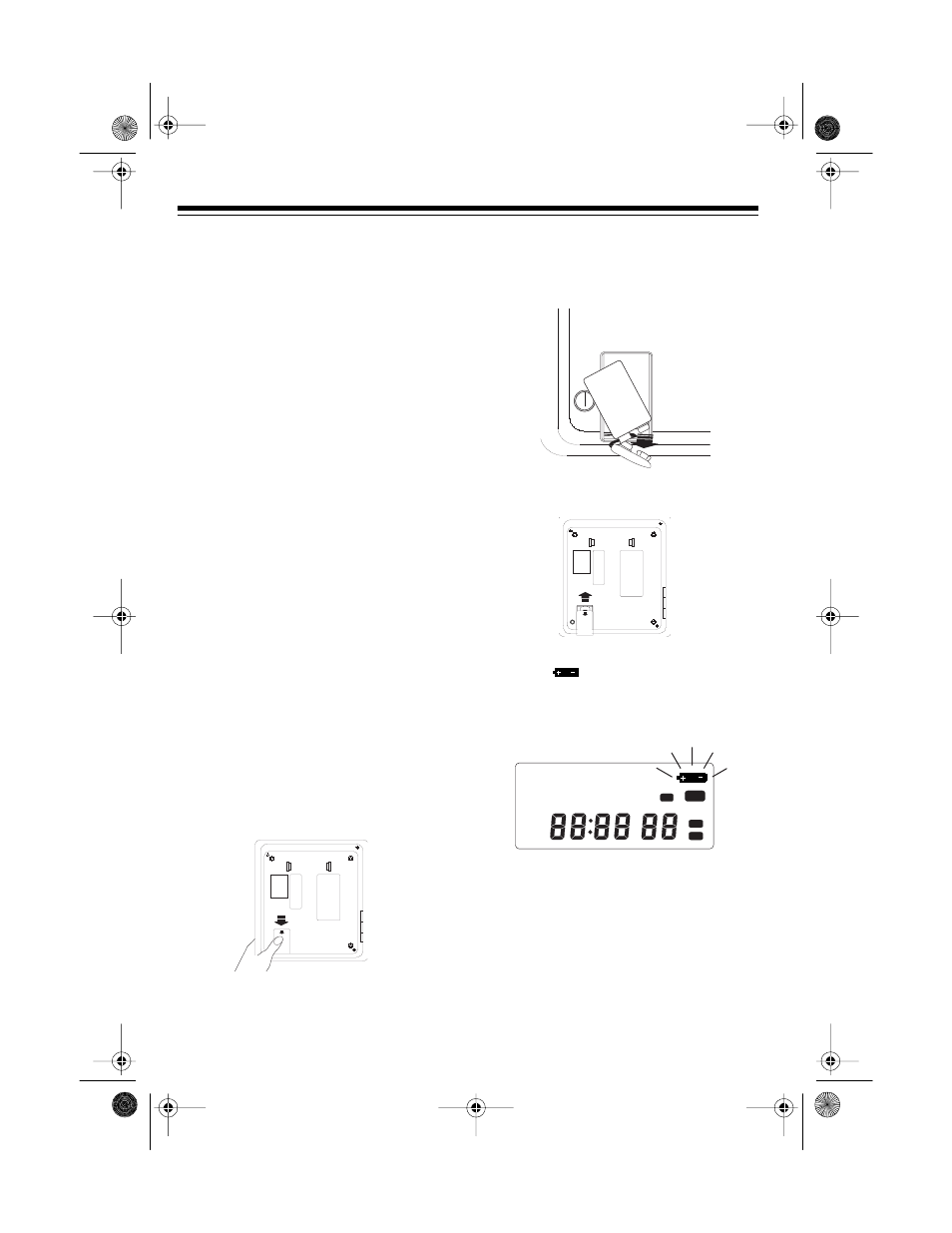 Installation, Installing the backup battery | Radio Shack TAD-1010 User Manual | Page 8 / 40