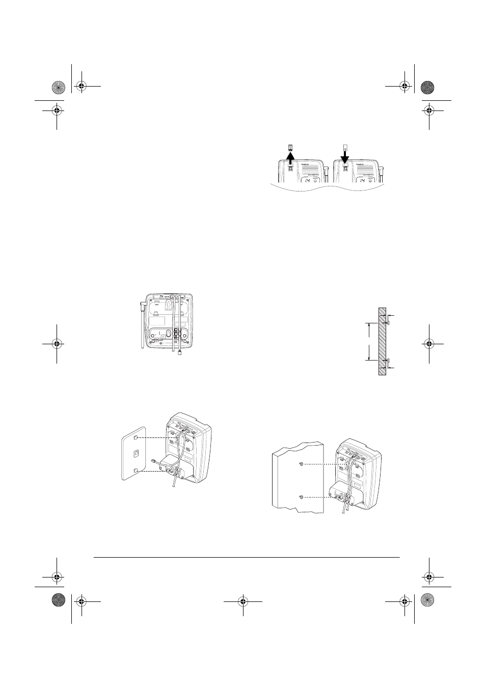 On a wall plate or wall | Radio Shack TAD 1130 User Manual | Page 9 / 24