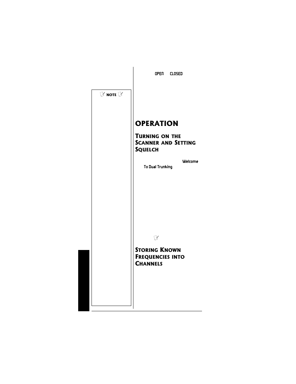 Operation | Radio Shack PRO-95 User Manual | Page 26 / 92