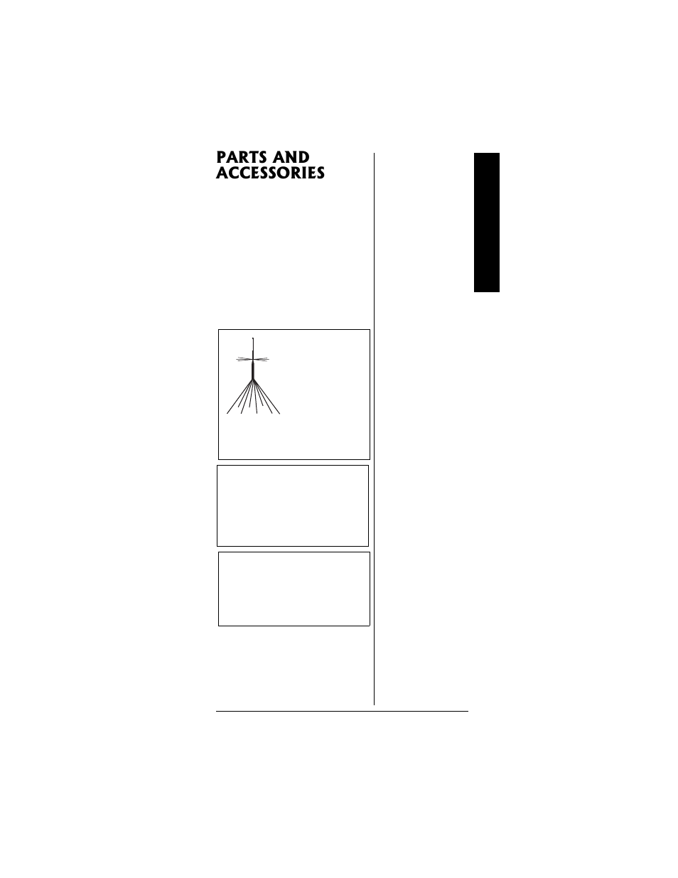 Parts and accessories | Radio Shack PRO-95 User Manual | Page 87 / 92