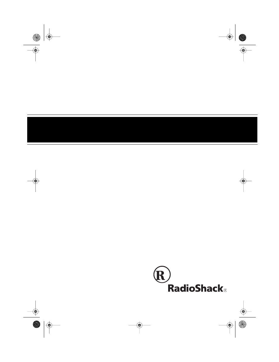 Radio Shack TAD-1029 User Manual | 36 pages