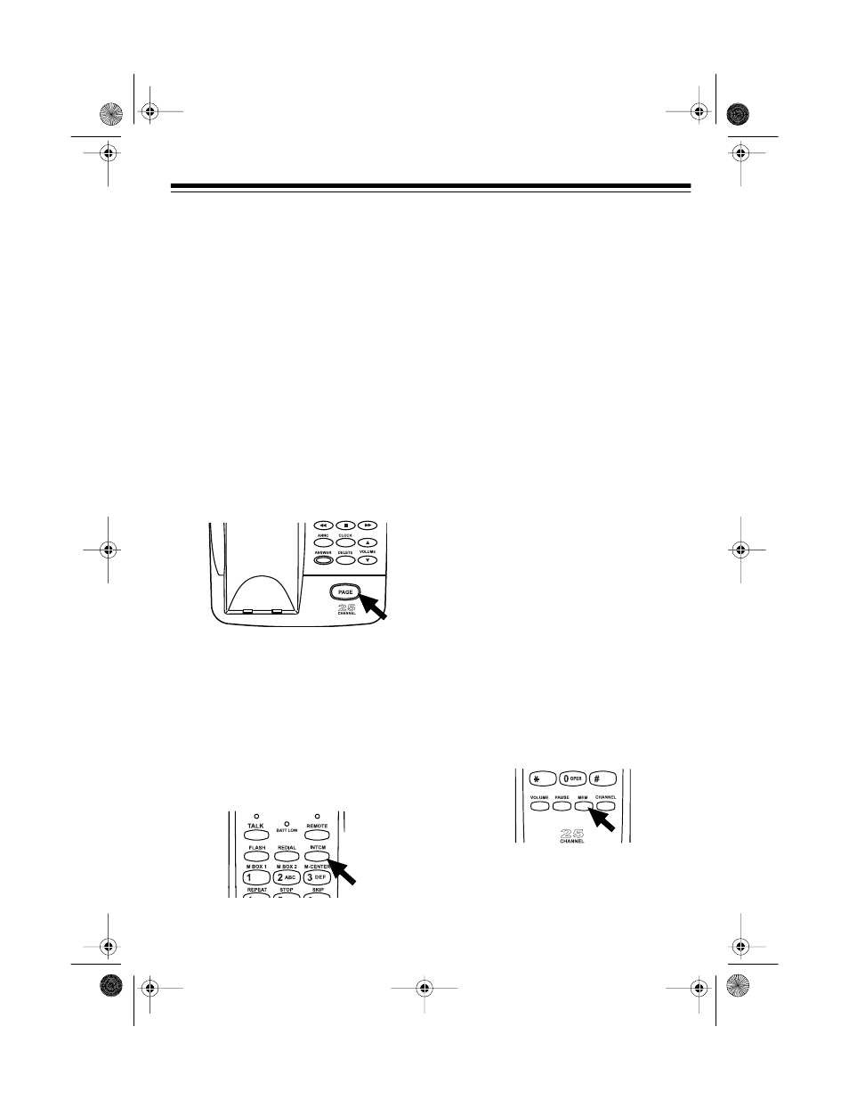 Using page/intercom | Radio Shack TAD-1029 User Manual | Page 19 / 36