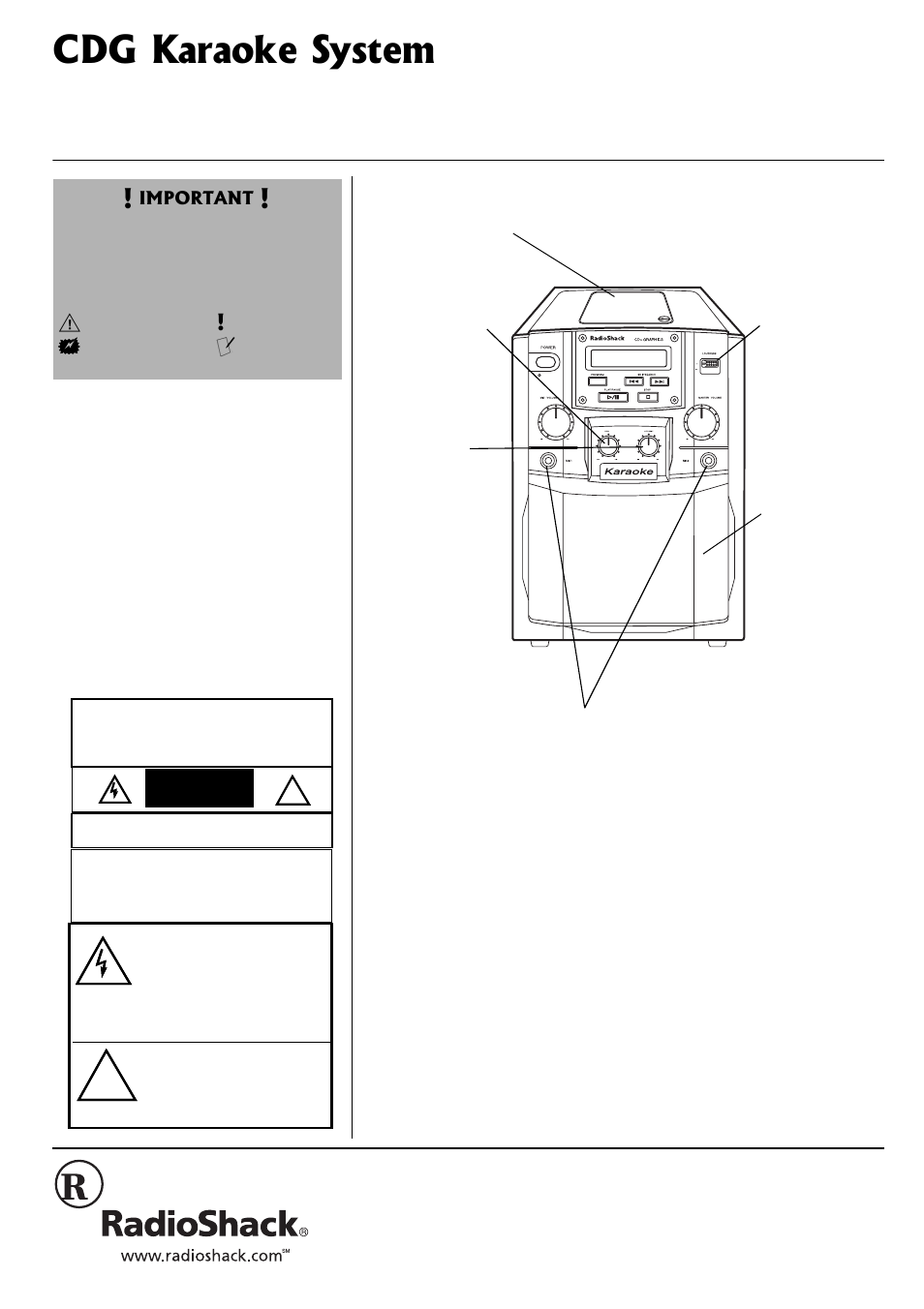 Radio Shack 32-1167 User Manual | 13 pages