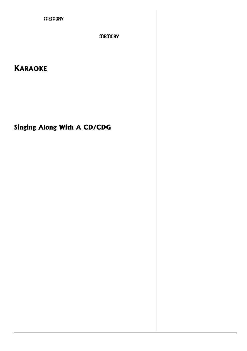 Karaoke, Singing along with a cd/cdg, 5kpikpi"#nqpi"9kvj"#"%&1%&) | Radio Shack 32-1167 User Manual | Page 8 / 13