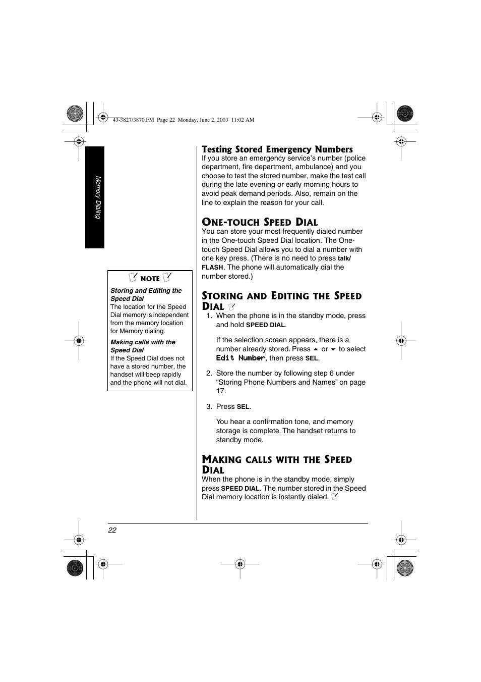 Radio Shack 43-3827 User Manual | Page 22 / 48