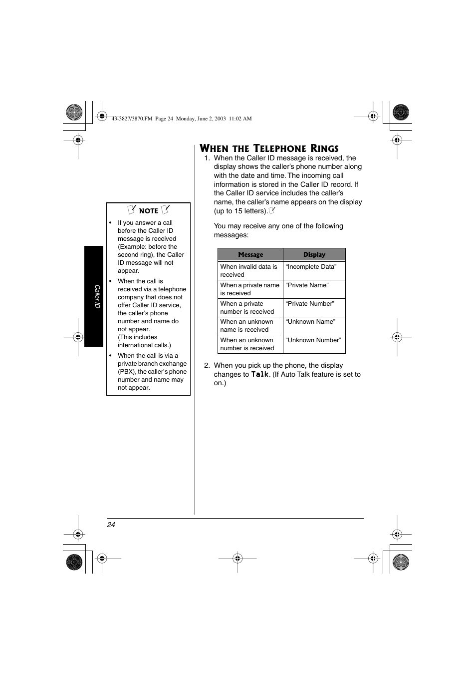 Radio Shack 43-3827 User Manual | Page 24 / 48