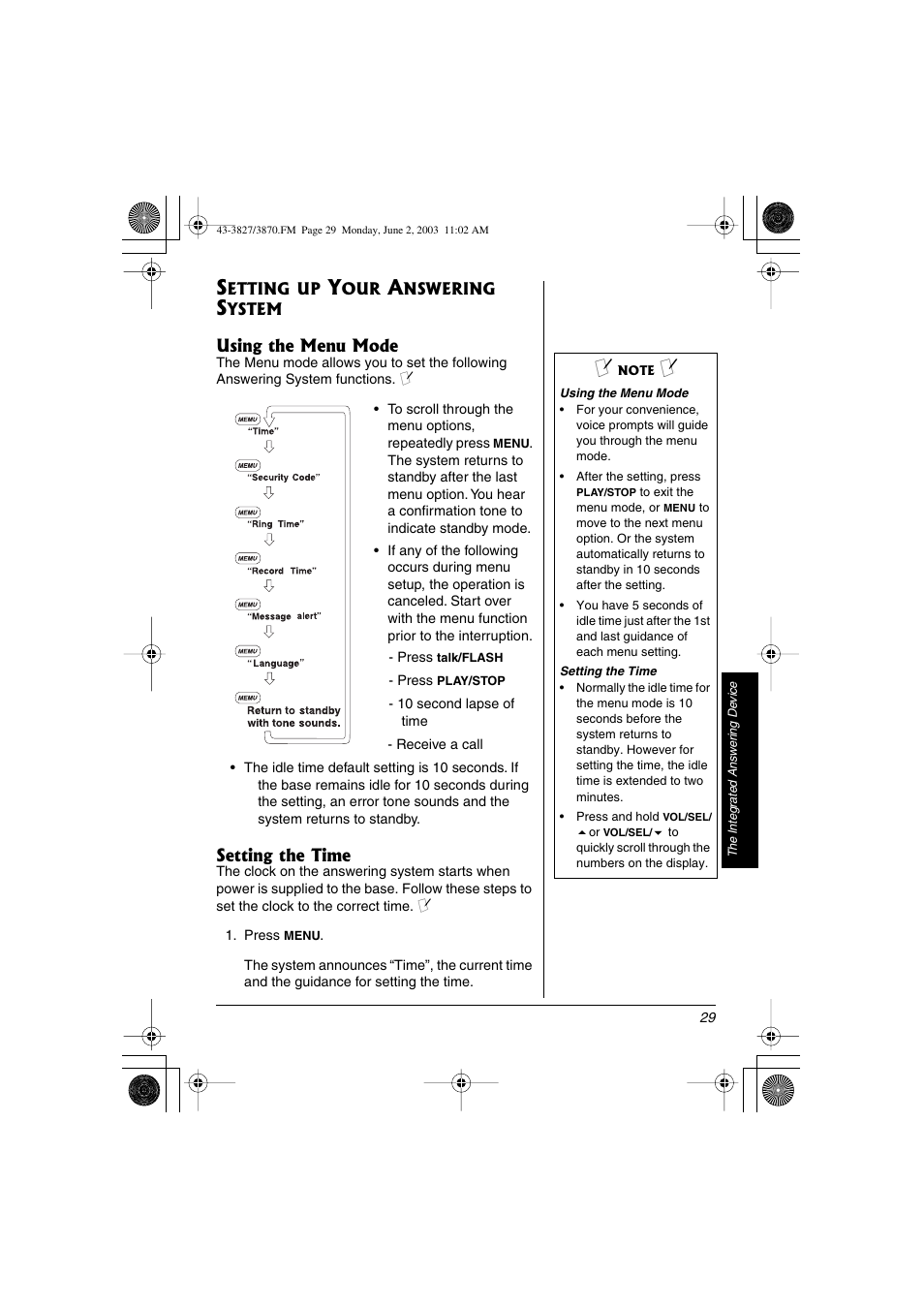 Radio Shack 43-3827 User Manual | Page 29 / 48