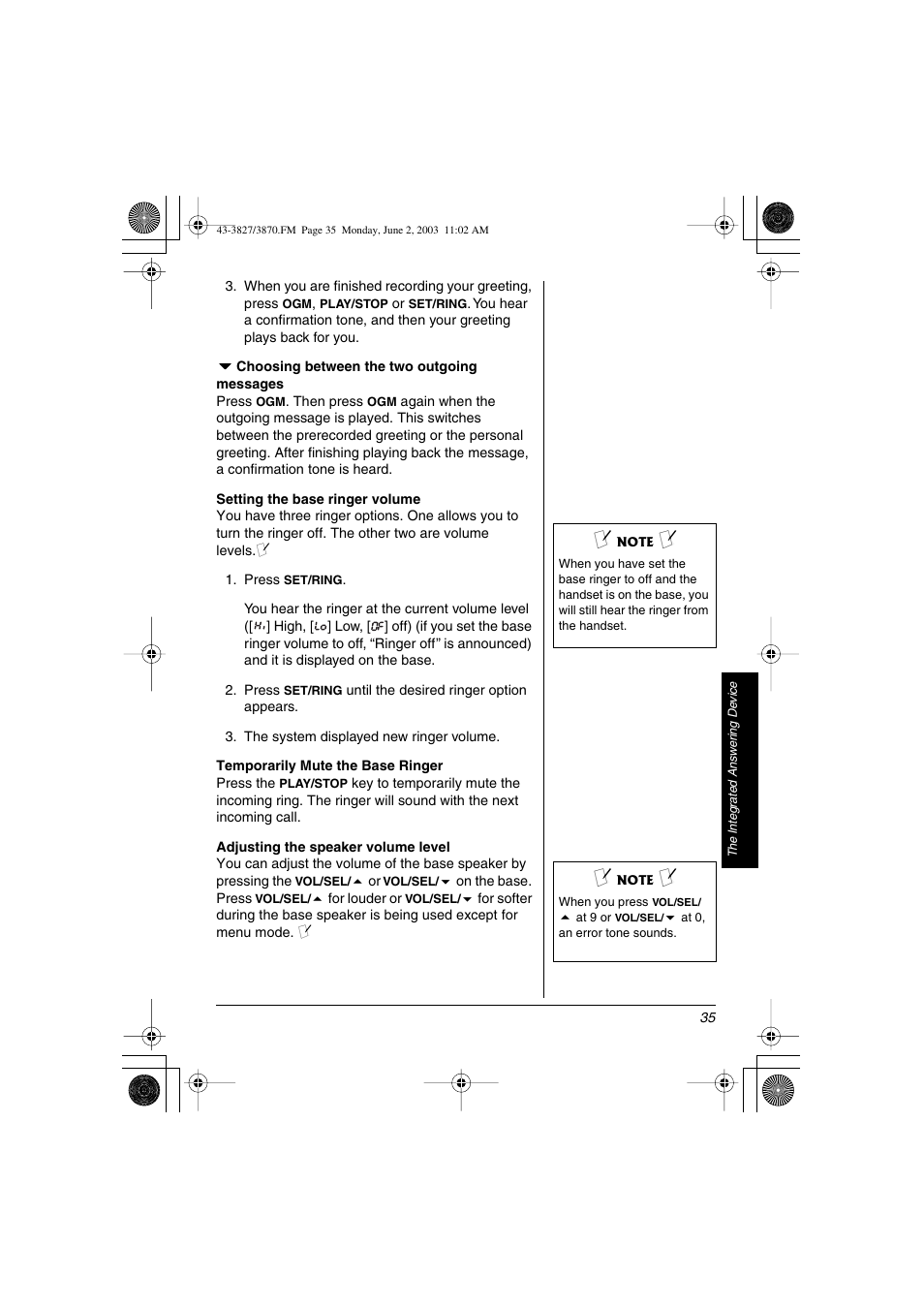 Radio Shack 43-3827 User Manual | Page 35 / 48