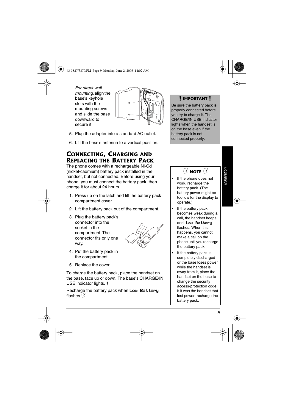 Radio Shack 43-3827 User Manual | Page 9 / 48