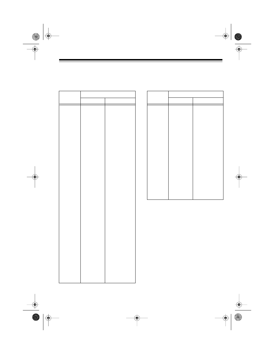 Iinstalled channels and frequencies, Usa vhf marine channels | Radio Shack MTX-103 User Manual | Page 13 / 24