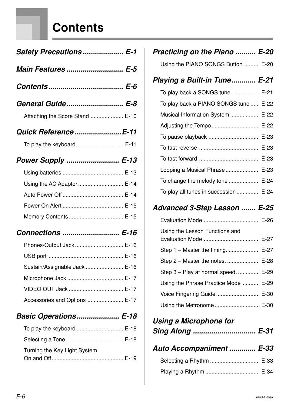 Radio Shack LK-1500 User Manual | Page 8 / 80