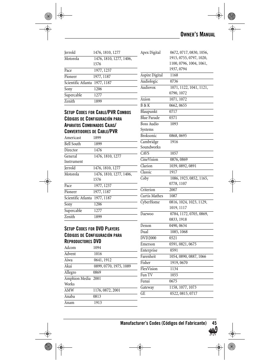 Radio Shack Kameleon 4-in-One User Manual | Page 45 / 58