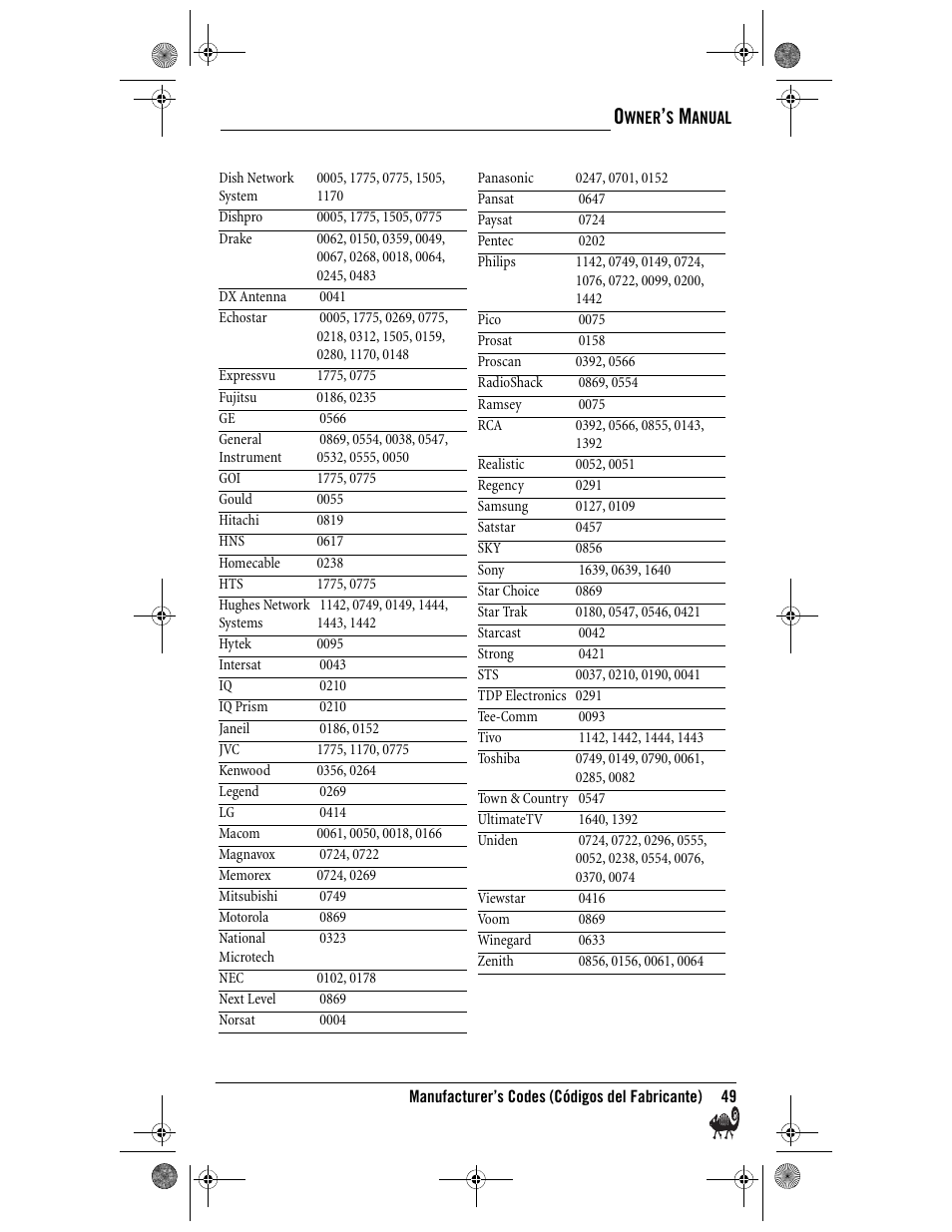 Radio Shack Kameleon 4-in-One User Manual | Page 49 / 58