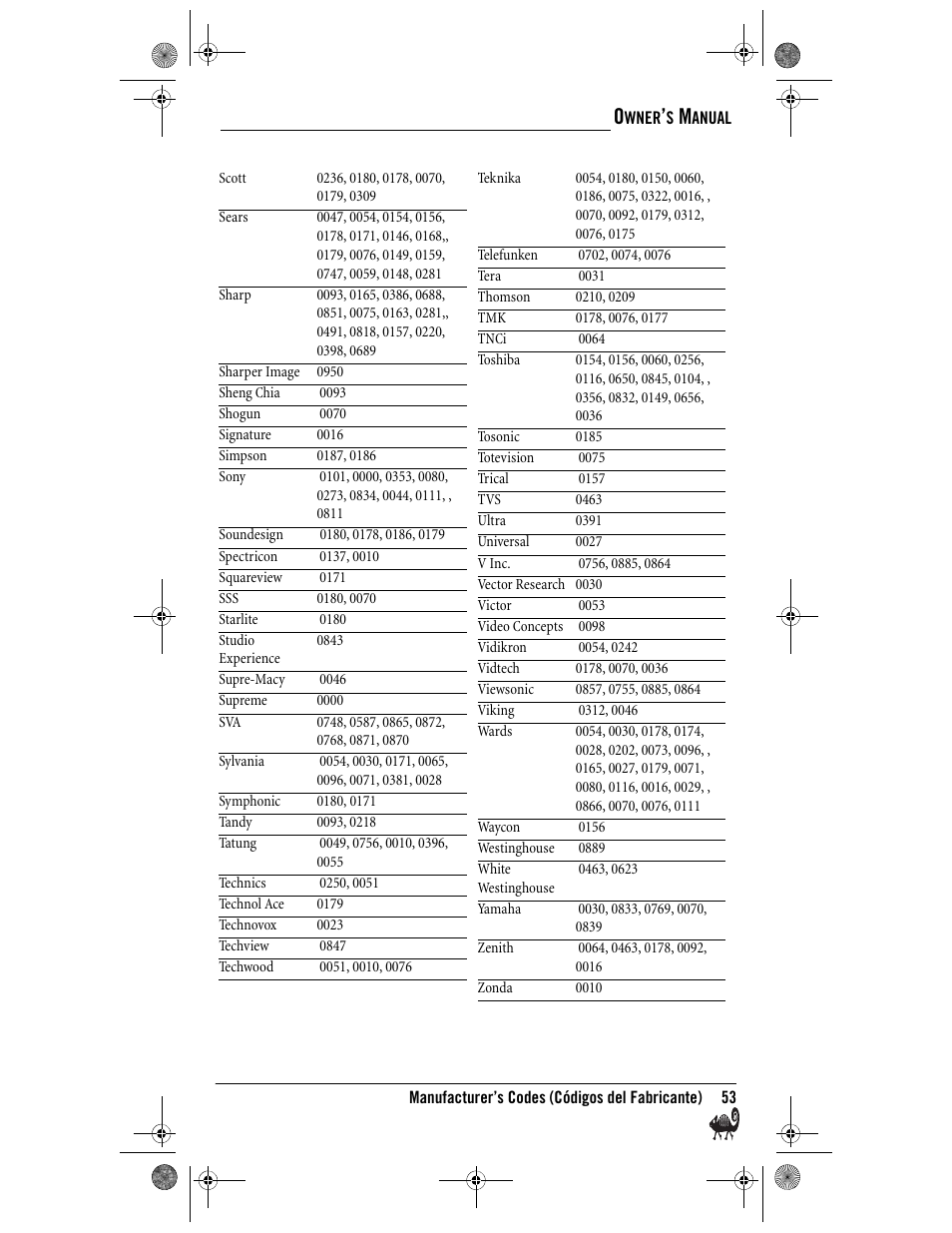 Radio Shack Kameleon 4-in-One User Manual | Page 53 / 58