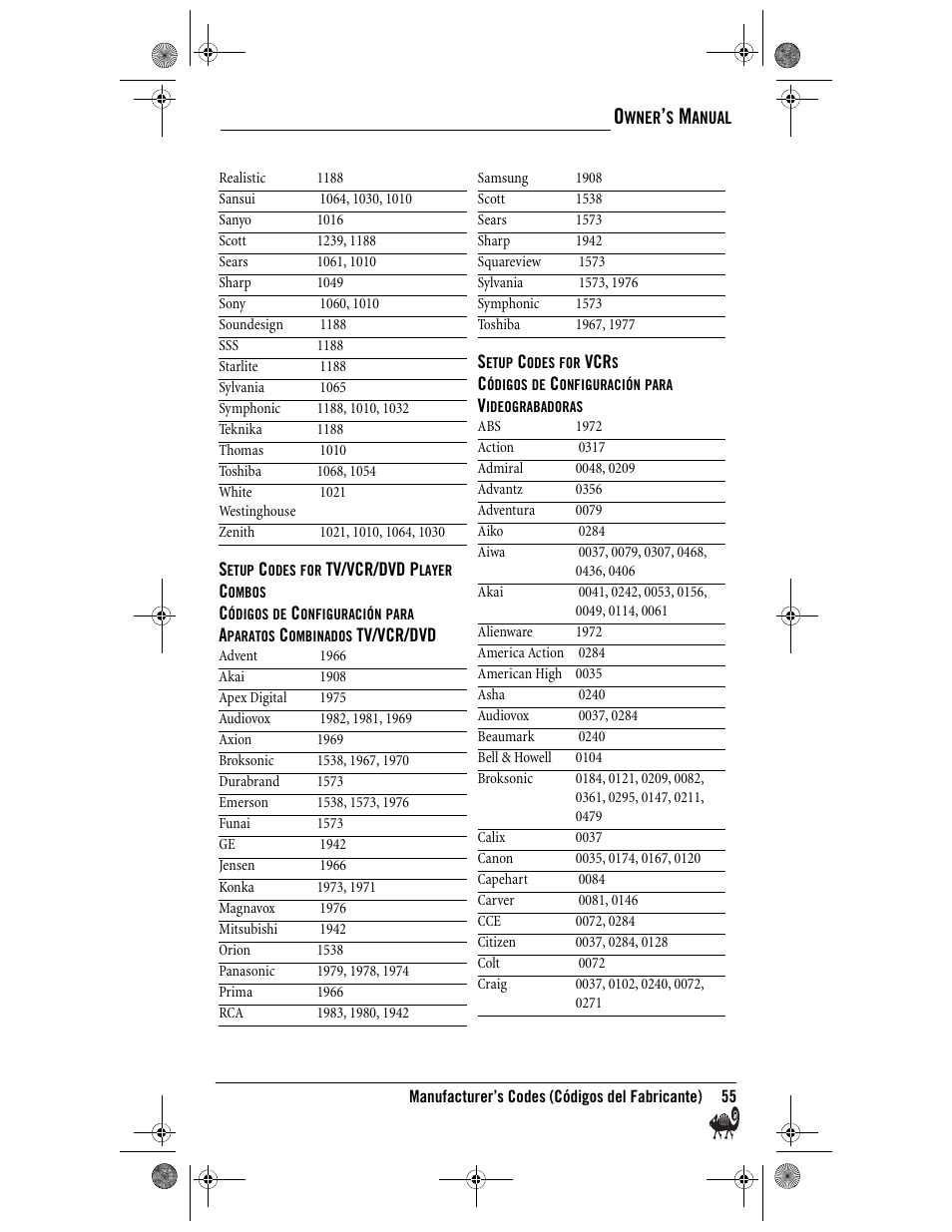 Radio Shack Kameleon 4-in-One User Manual | Page 55 / 58