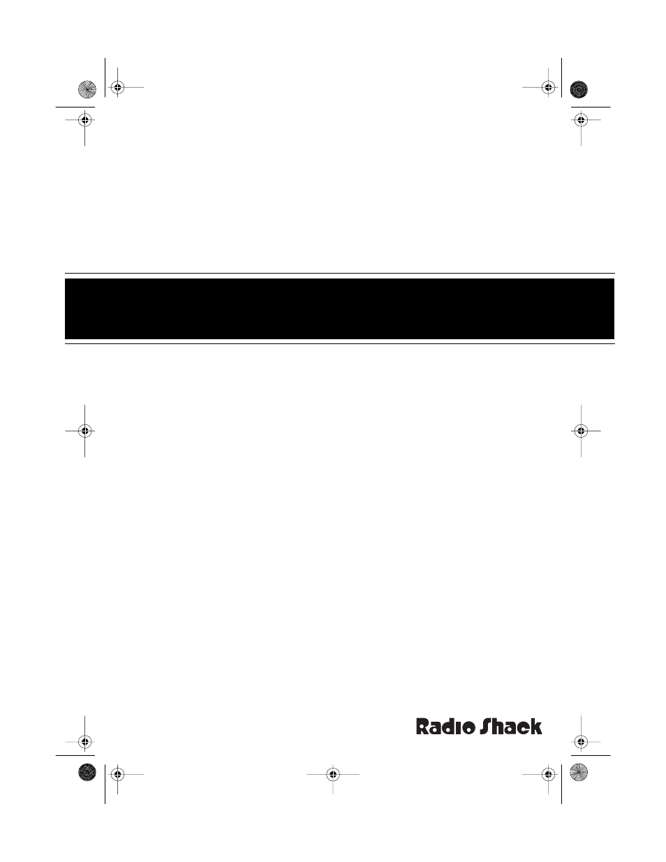 Radio Shack TFX-1031 User Manual | 36 pages