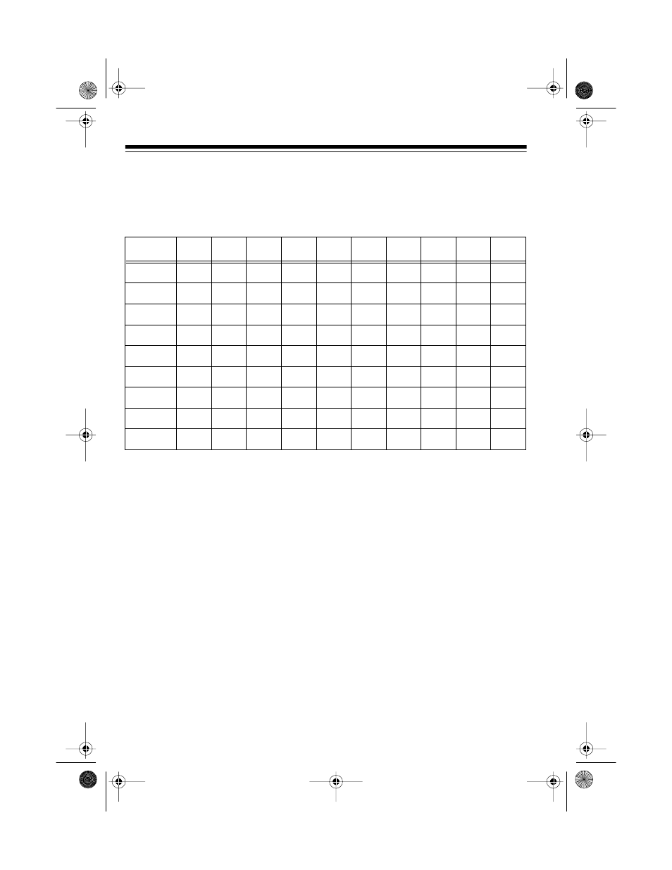 Character code table | Radio Shack TFX-1031 User Manual | Page 14 / 36
