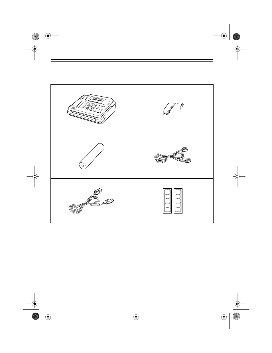 Unpacking | Radio Shack TFX-1031 User Manual | Page 6 / 36