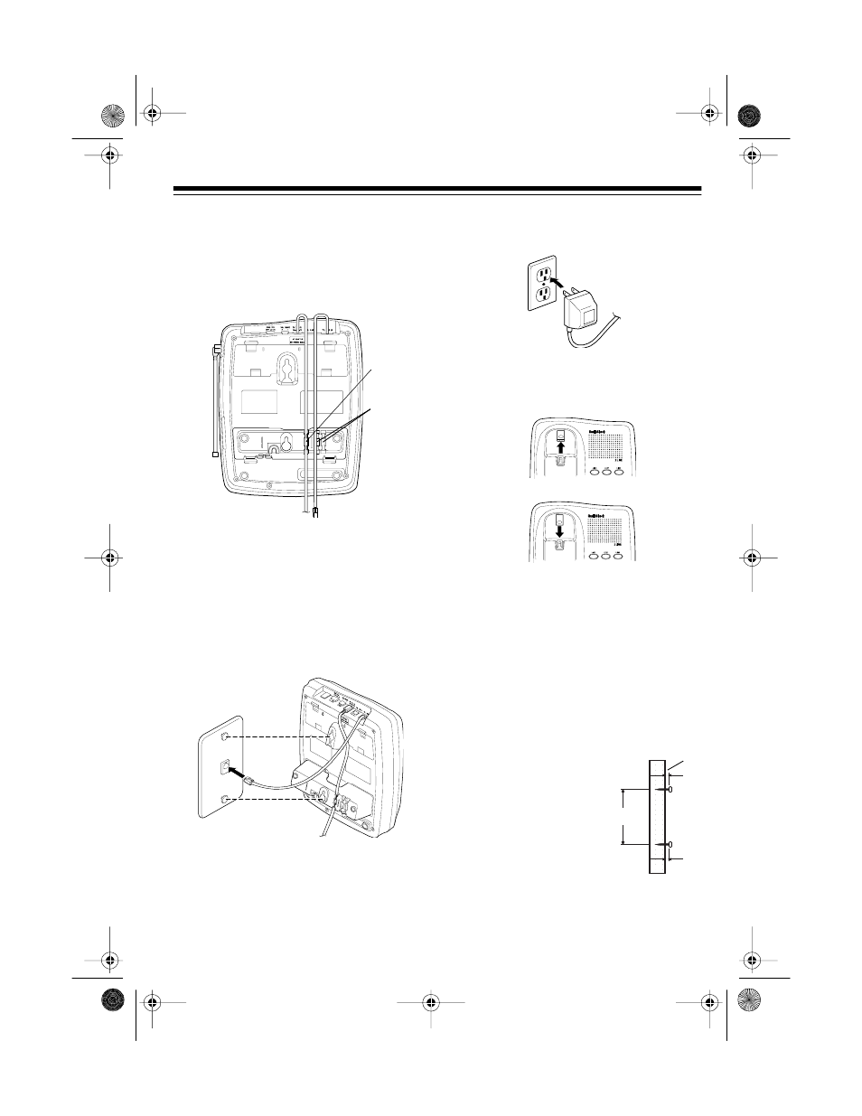 Directly on a wall | Radio Shack ET-687 User Manual | Page 9 / 28