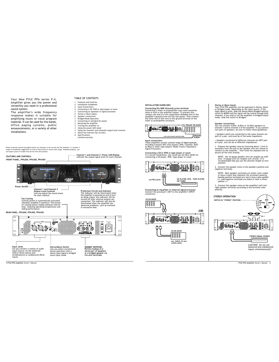 Radio Shack PPA200 User Manual | Page 2 / 3