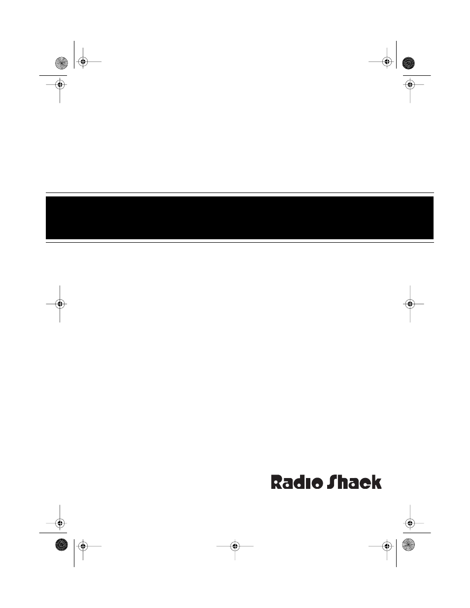 Radio Shack TAD-1006 User Manual | 36 pages