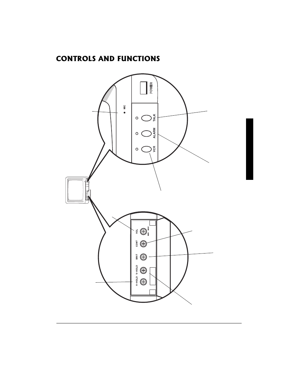Controls and functions | Radio Shack 49-2514 User Manual | Page 3 / 8