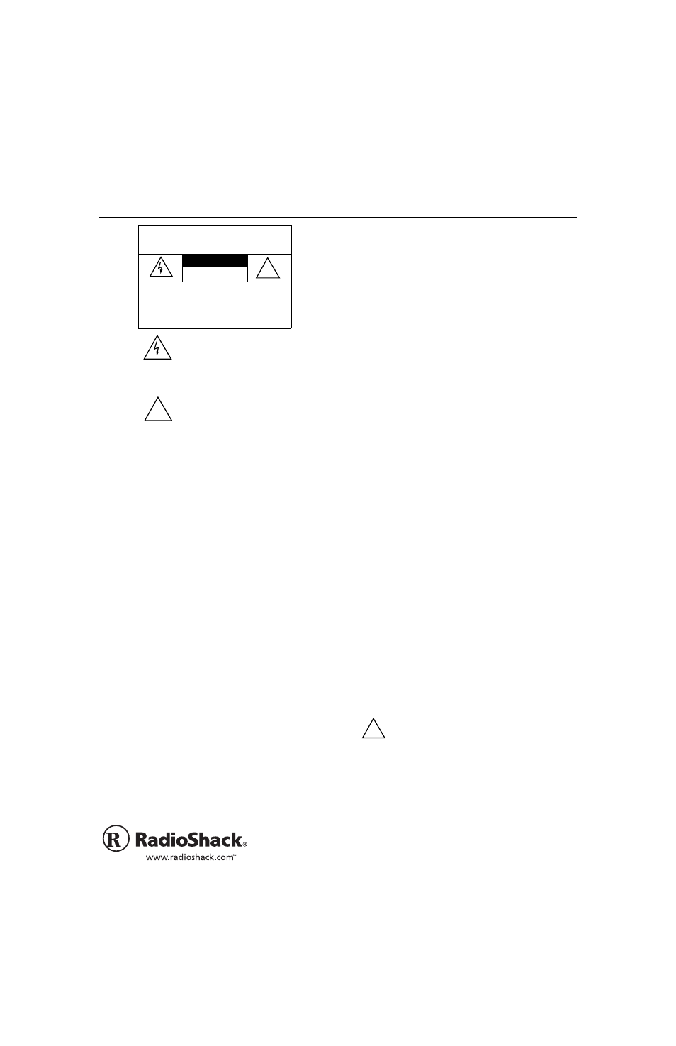 Radio Shack 43-948 User Manual | 4 pages