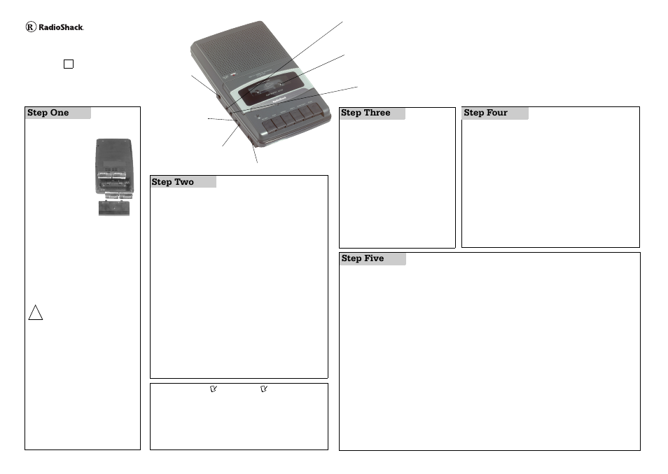 Radio Shack 14-1117 User Manual | 2 pages