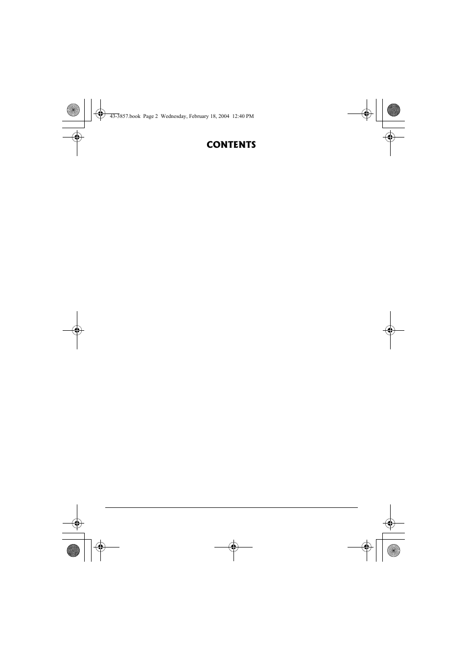 Radio Shack 43-3857 User Manual | Page 2 / 44