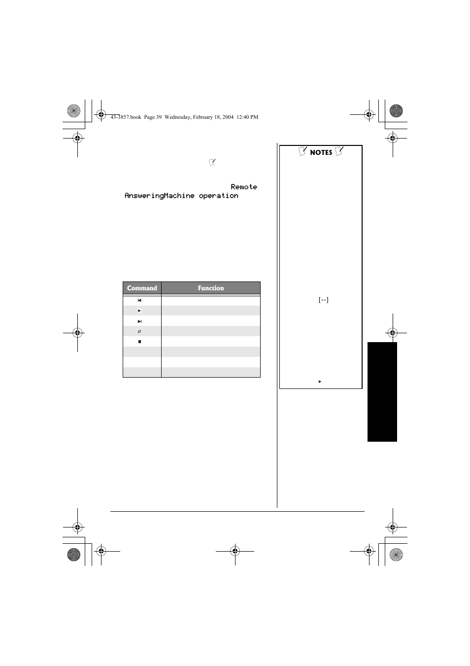 Radio Shack 43-3857 User Manual | Page 39 / 44