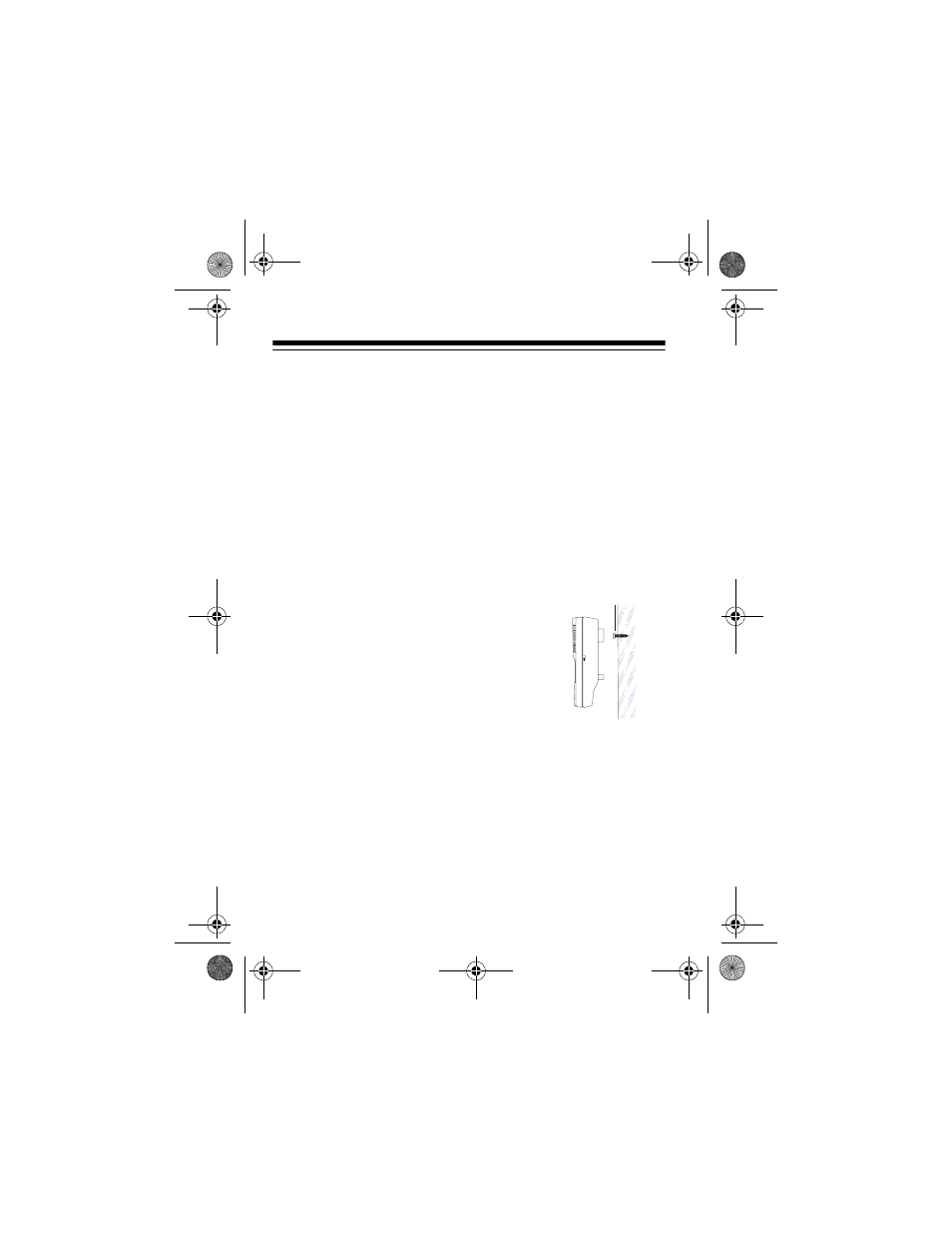 Mounting on a wall | Radio Shack CID-932 User Manual | Page 12 / 24