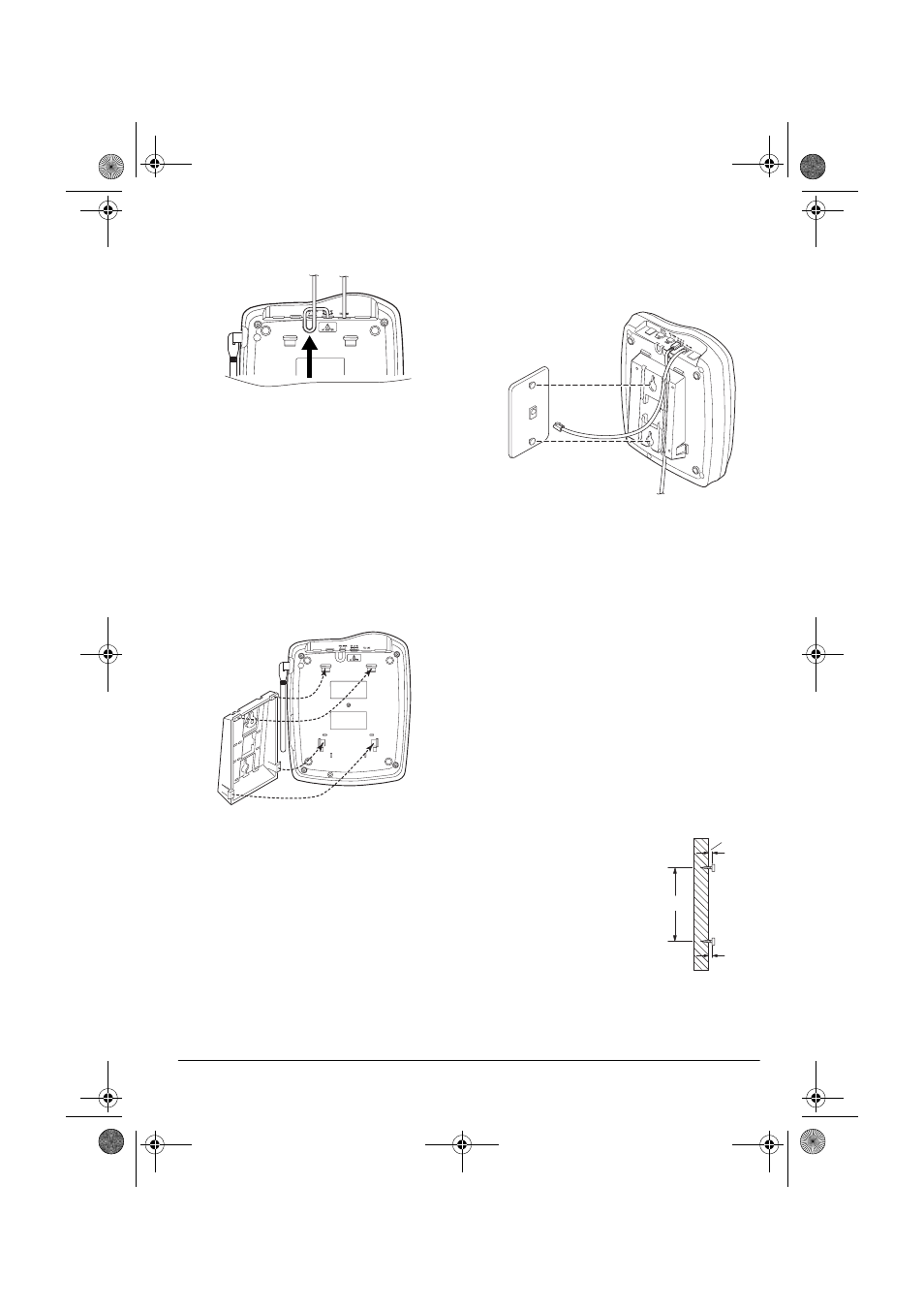 On a wall plate or wall | Radio Shack ET-1126 User Manual | Page 9 / 28