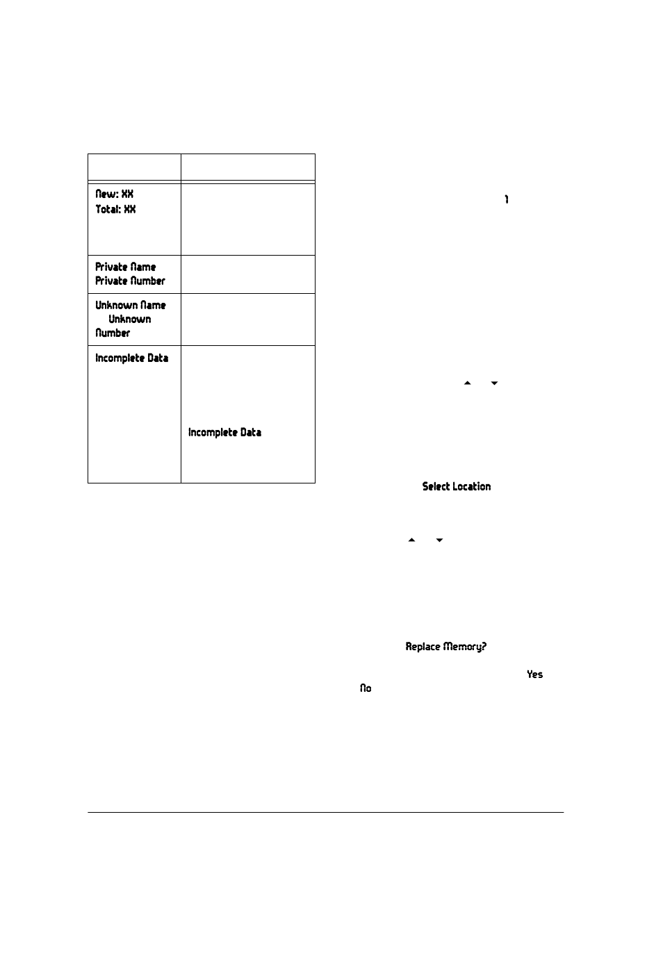 Caller id messages, Adding/deleting the area code, Dialing numbers from a caller id record | Deleting caller id records | Radio Shack 43-3814 User Manual | Page 16 / 28