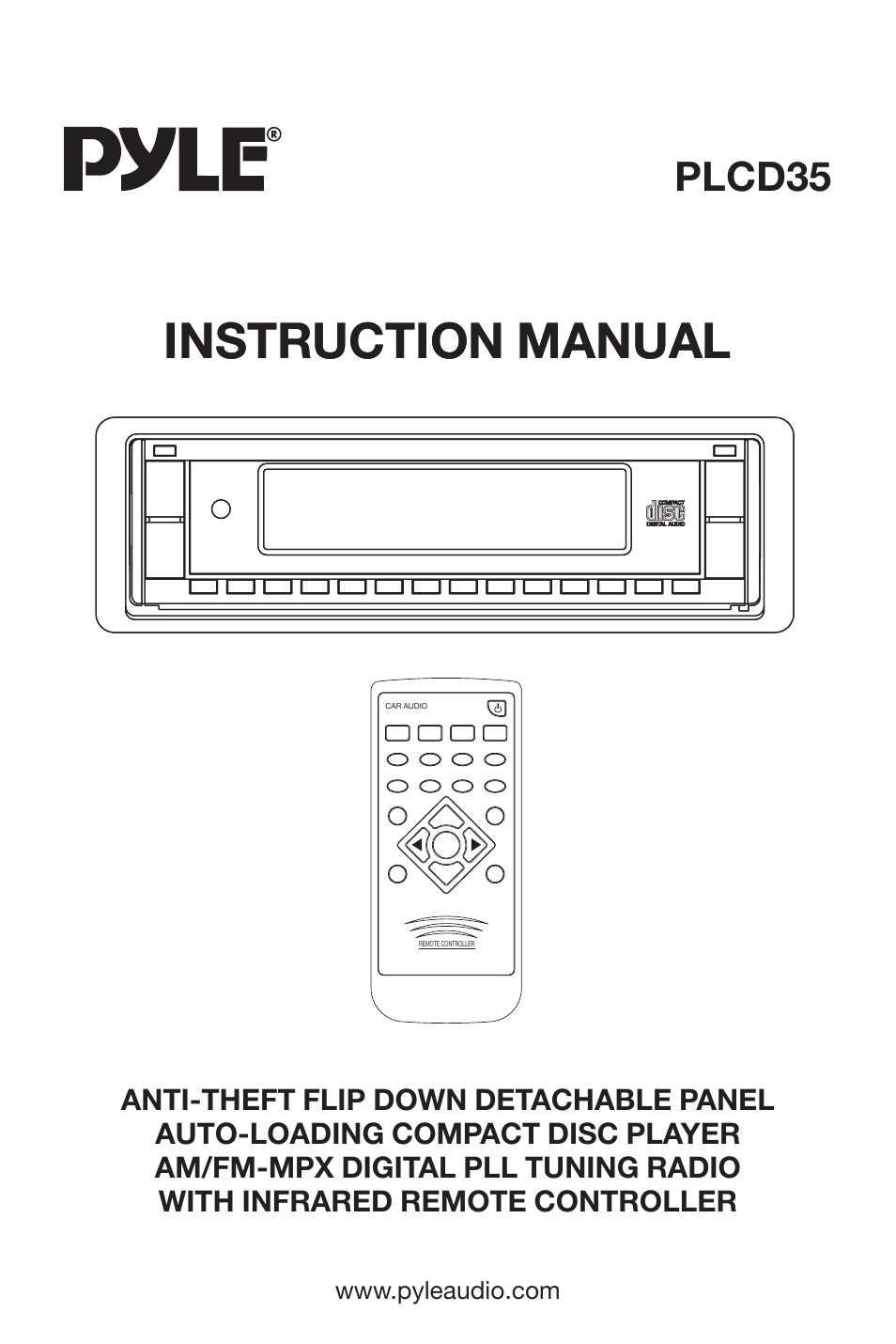 Radio Shack PLCD35 User Manual | 12 pages