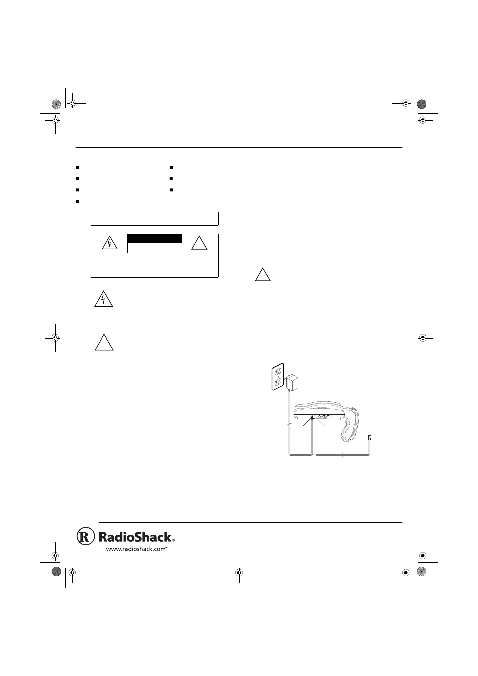 Radio Shack ET-3204 User Manual | 2 pages