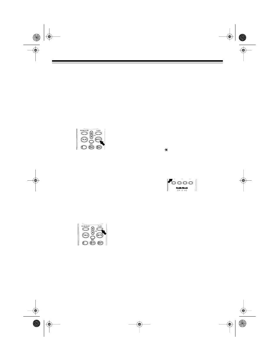 Using mute, Using flash, Using tone services on a pulse line | Radio Shack ET-1104 User Manual | Page 14 / 24