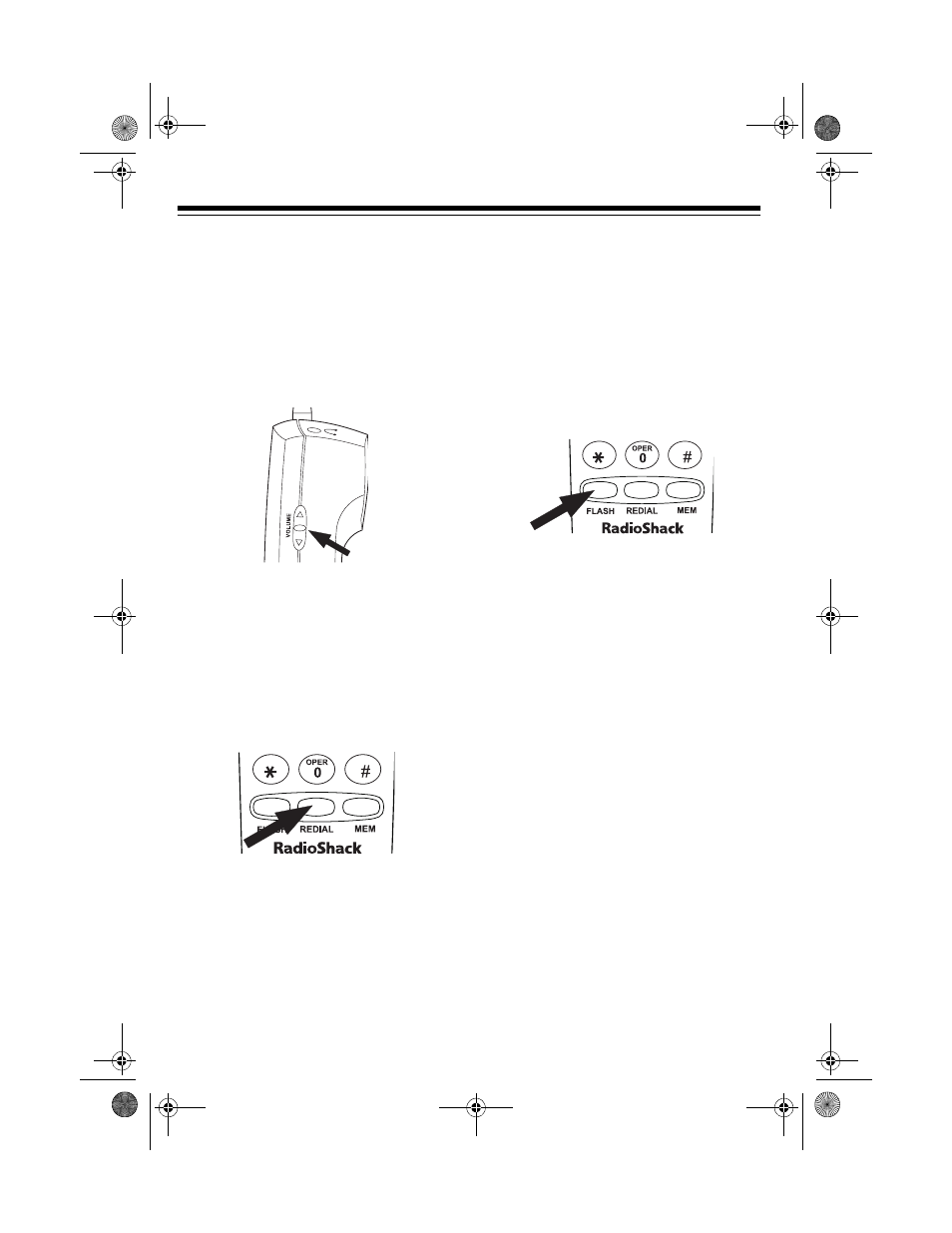 Adjusting the handset’s volume, Using redial, Using flash | Radio Shack ET-689 User Manual | Page 14 / 24