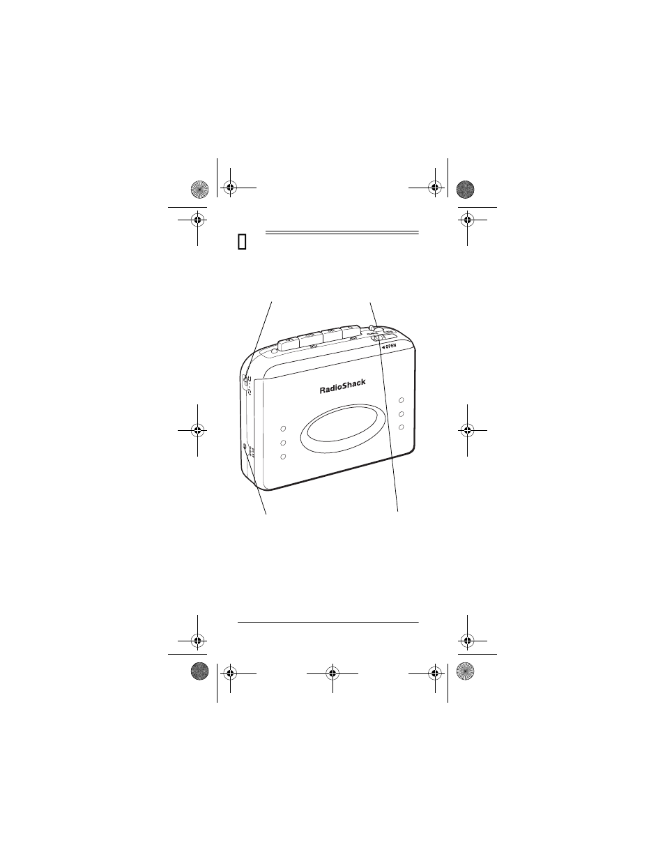Using the tape player, Loading a cassette tape | Radio Shack SCP-107 User Manual | Page 24 / 40