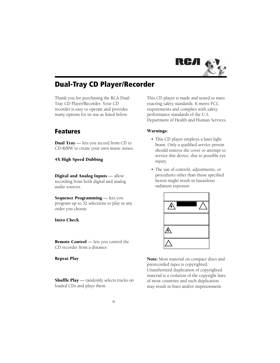 Radio Shack CD Player User Manual | 32 pages