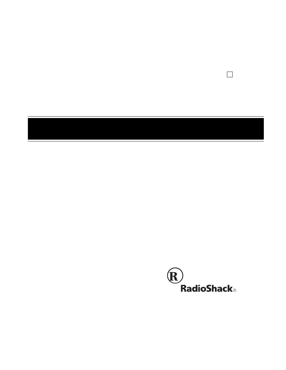 Radio Shack ET-1125 User Manual | 28 pages