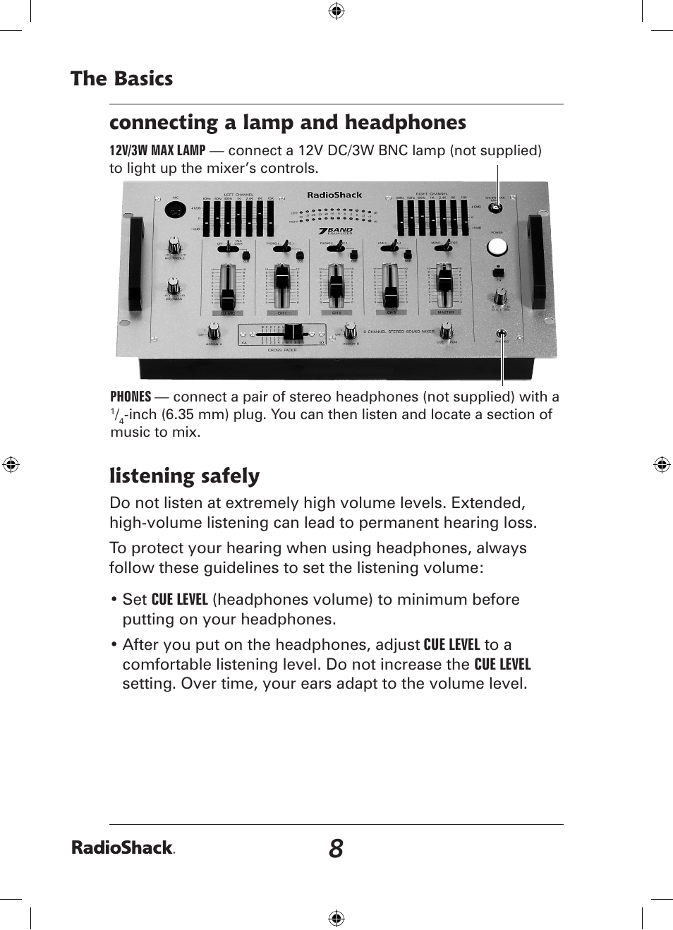 Radio Shack 32-2057 User Manual | Page 8 / 20