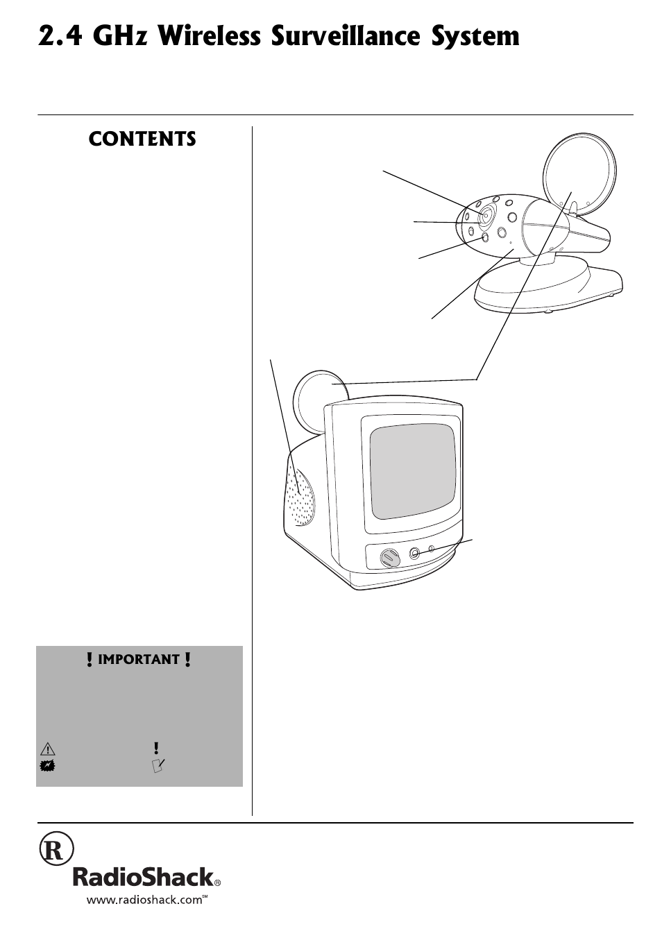 Radio Shack 49-2534 User Manual | 12 pages