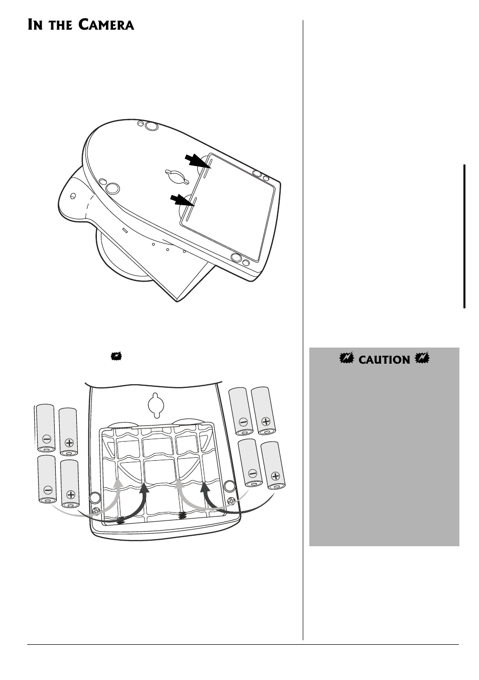 In the camera | Radio Shack 49-2534 User Manual | Page 3 / 12