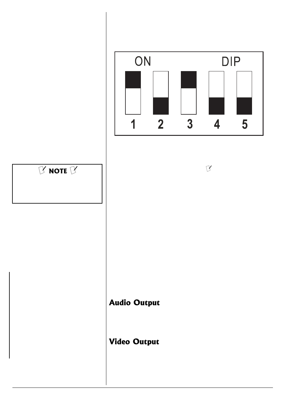Audio output video output, Wfkq"1wvrwv, 8kfgq"1wvrwv | Radio Shack 49-2534 User Manual | Page 6 / 12