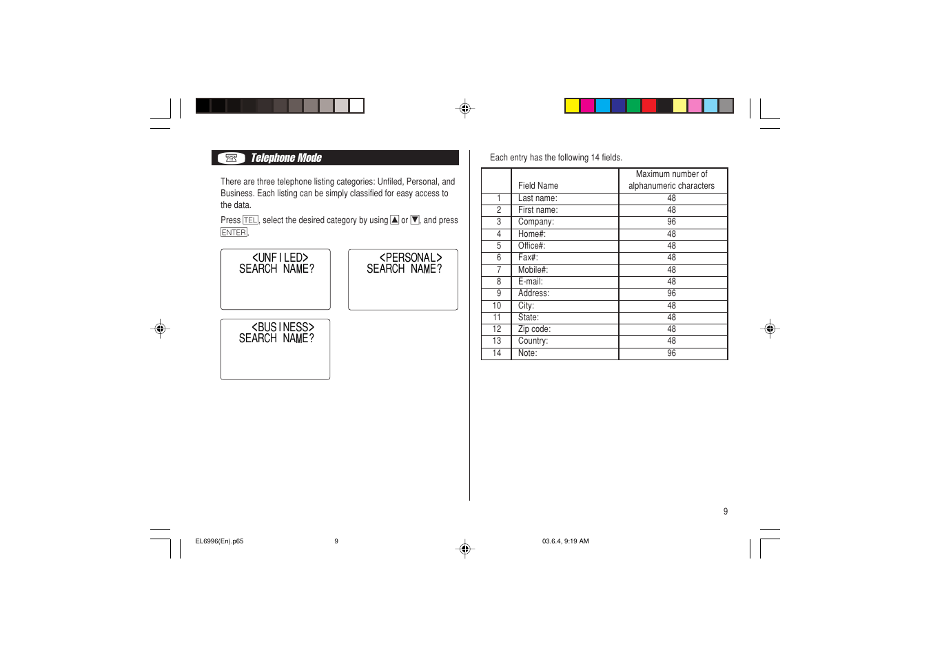 Radio Shack EL-6996 User Manual | Page 11 / 40