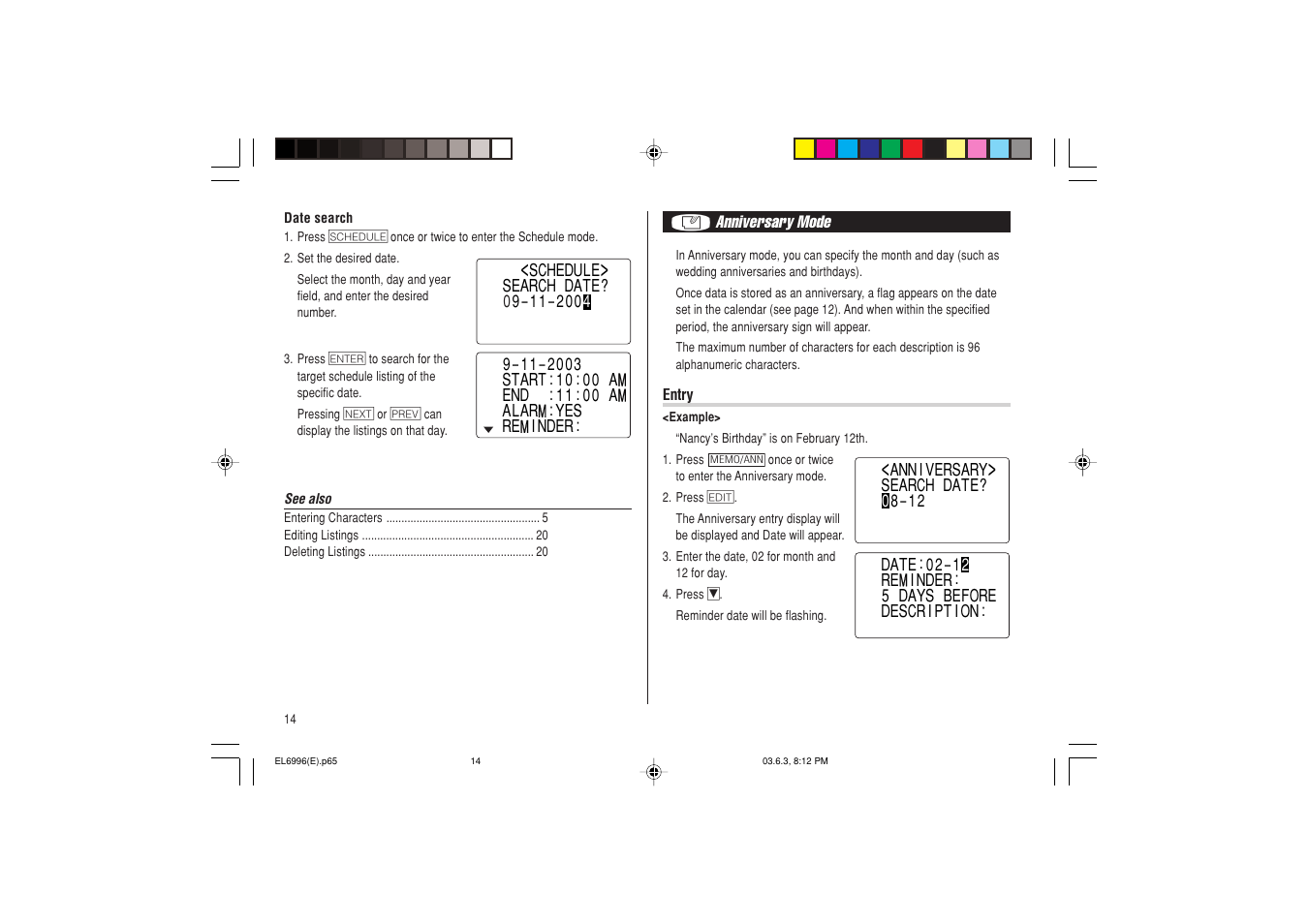 Radio Shack EL-6996 User Manual | Page 16 / 40