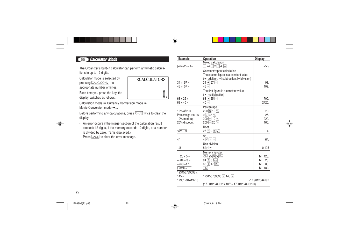 Radio Shack EL-6996 User Manual | Page 24 / 40