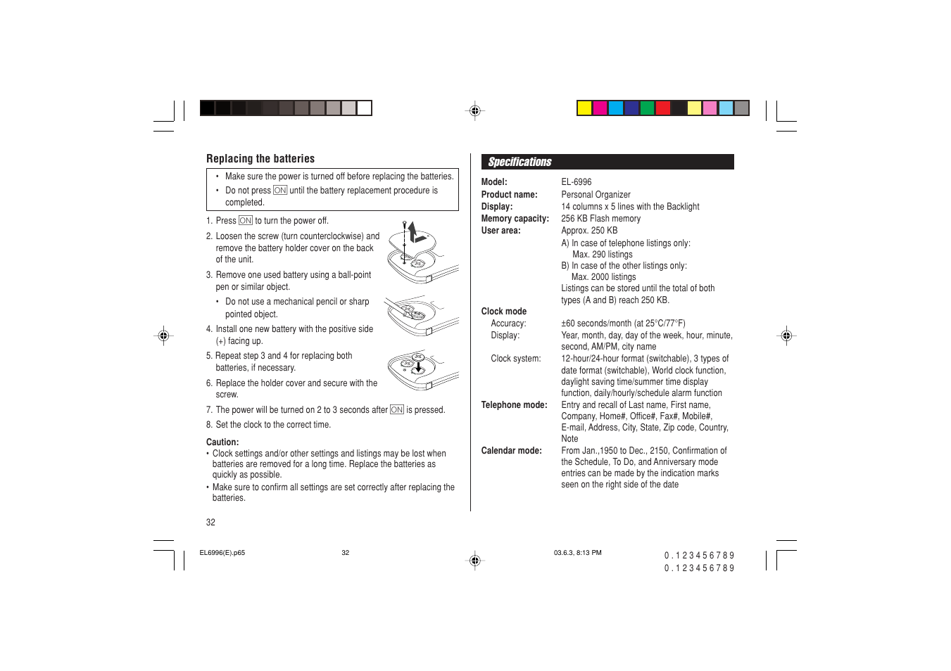 Radio Shack EL-6996 User Manual | Page 34 / 40