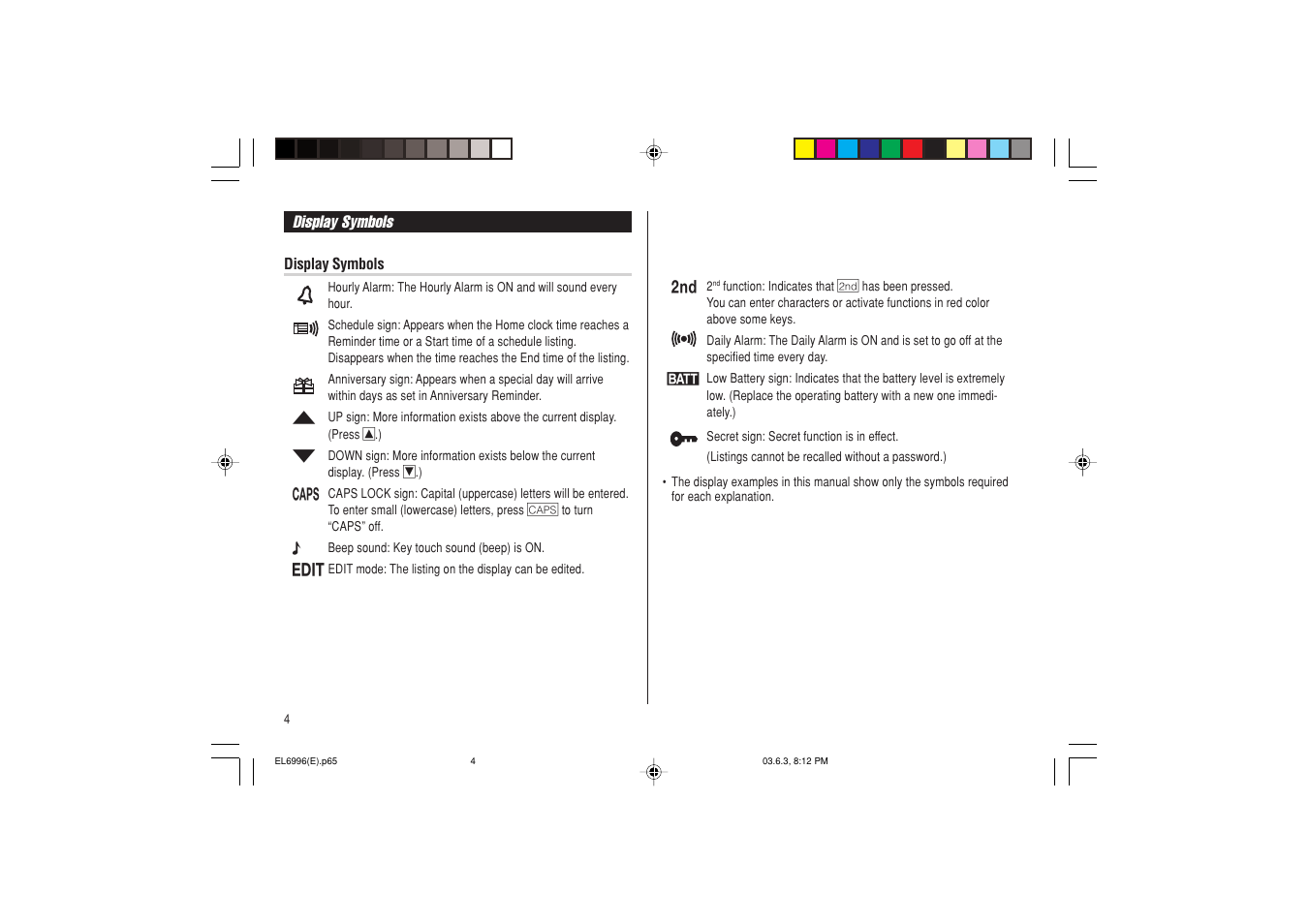 Radio Shack EL-6996 User Manual | Page 6 / 40