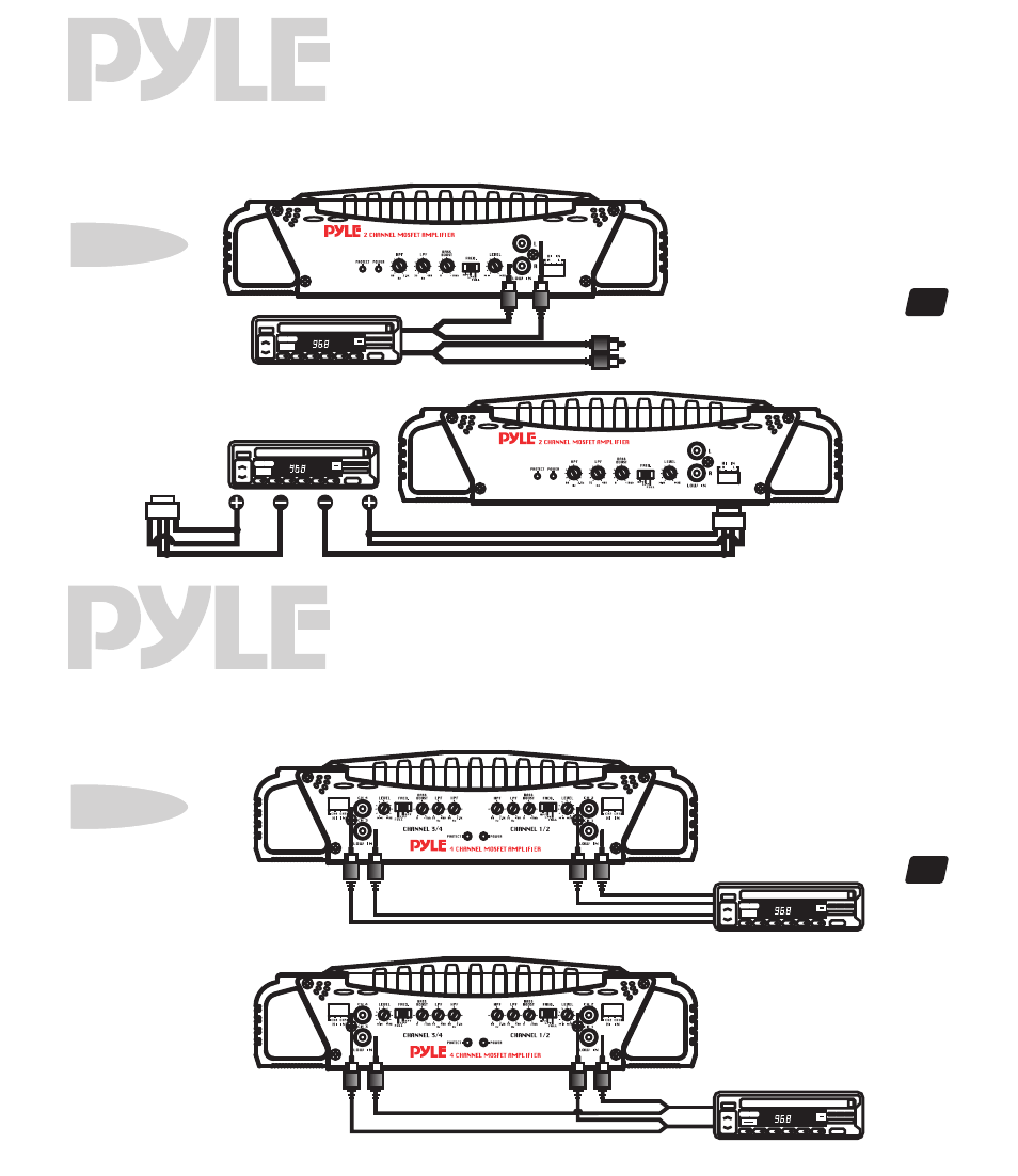 Plmra220, Plmra420, High level inputs | Low level inputs | Radio Shack PLMRA420 User Manual | Page 7 / 12